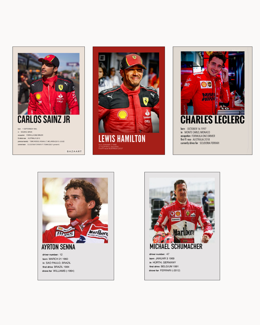 Formula 1 Legends Polaroid Set
