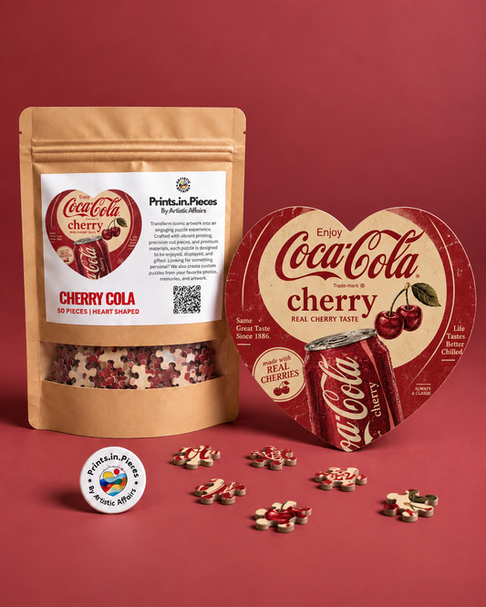 Cherry Cola Heart-Shaped Puzzle