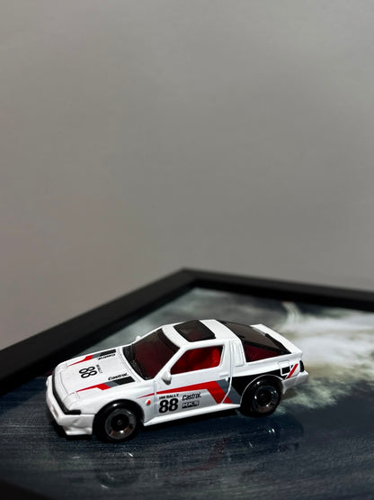 Mitsubishi Rally Car 3D Car Frame Detachable Hot Wheels Diecast