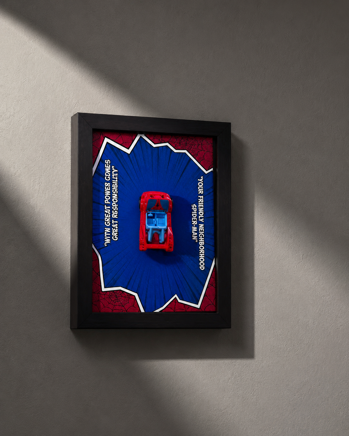Spider-Man 3D Detachable Car Frame