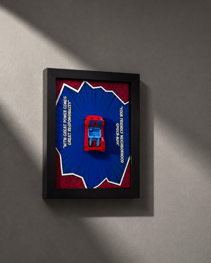 Spider-Man 3D Detachable Car Frame
