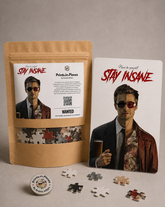 Wanted Puzzle | 120 Piece A4 Cinematic Art Jigsaw