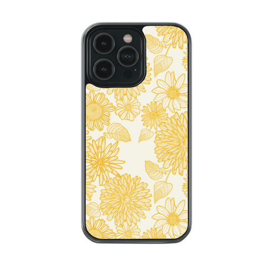 Yellow flower case