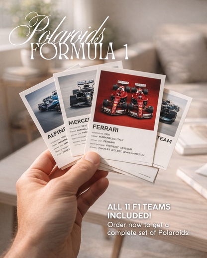 Formula 1 Polaroids Set (Pack of 11)