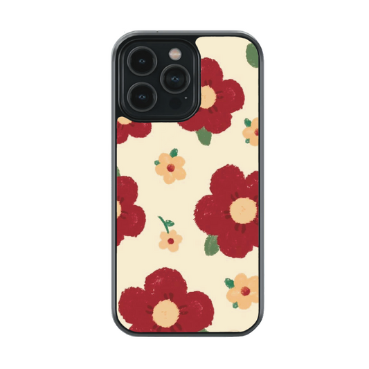 Red flowers case