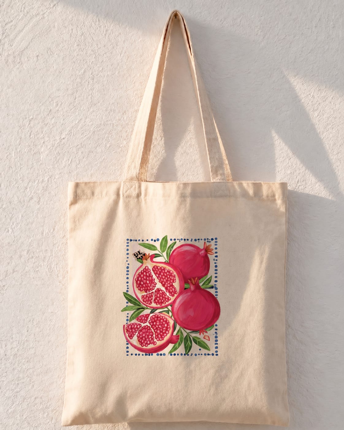 Pomegranate Fruit Tote Bag