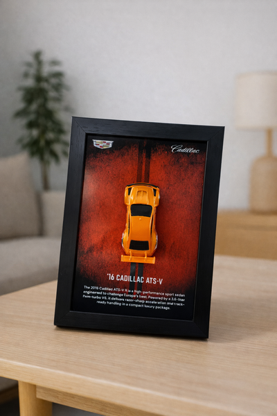 Cadillac '16 ATS V 3d Hotwheels Car Frame