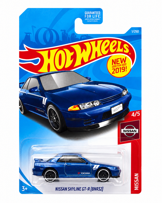 Hot Wheels Nissan Skyline GT-R (BNR34) 1:64 Die-Cast Car