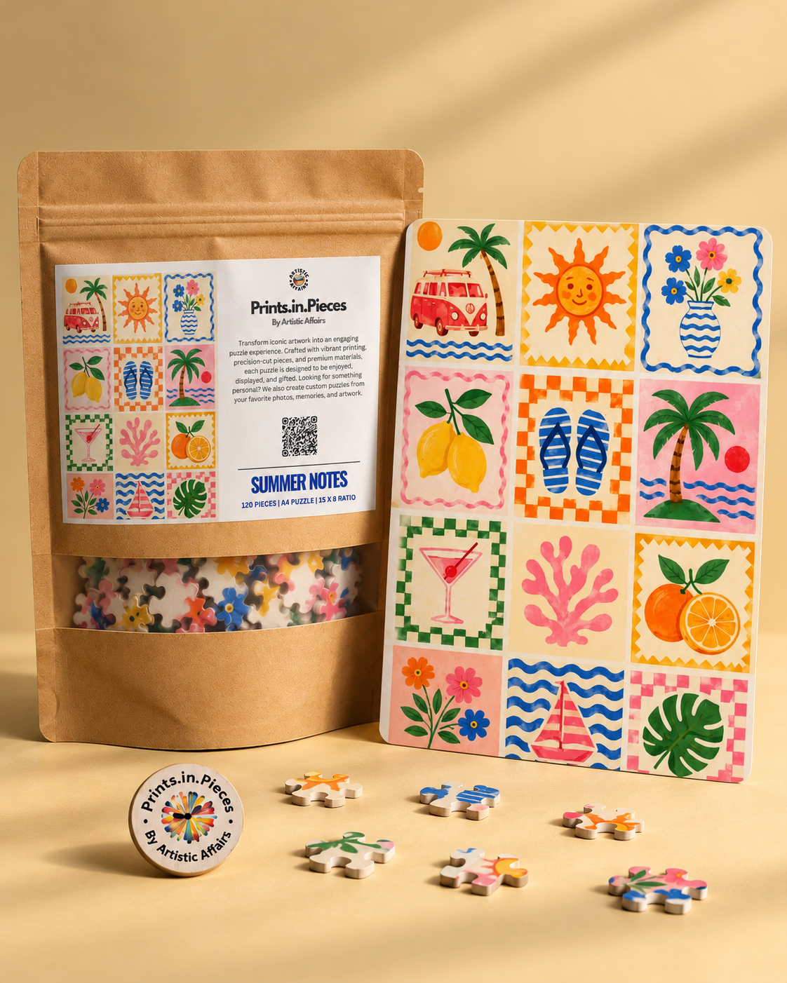 Summer Notes Jigsaw Puzzle