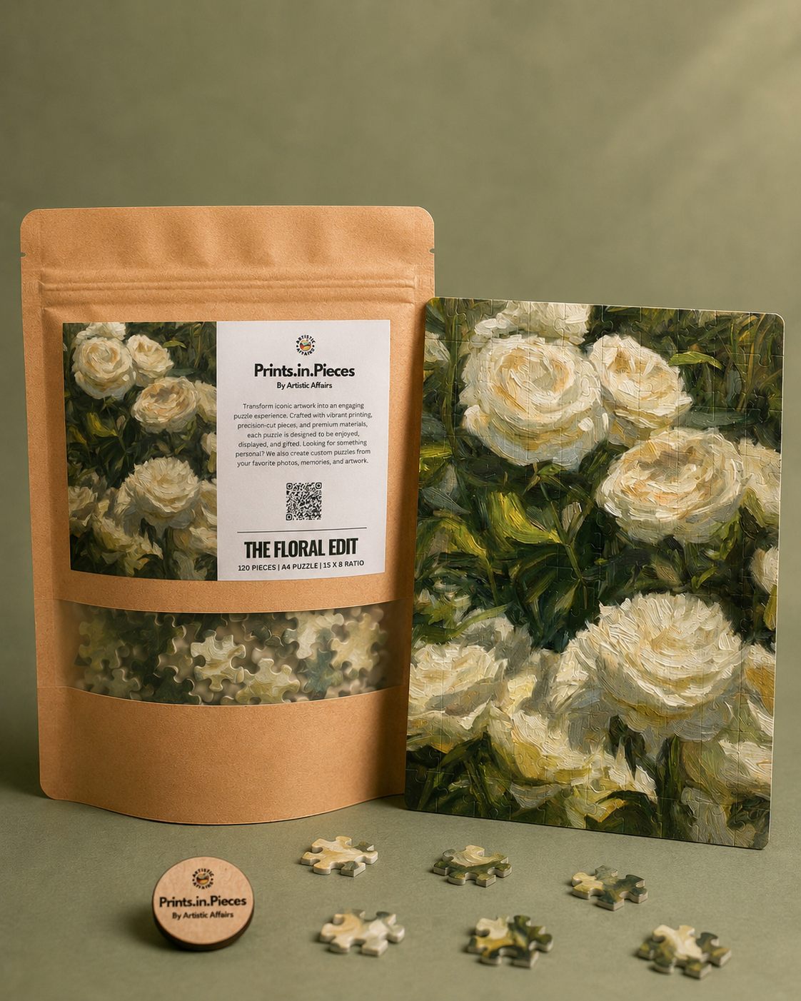 The Floral Edit | 120 Piece A4 Floral Jigsaw