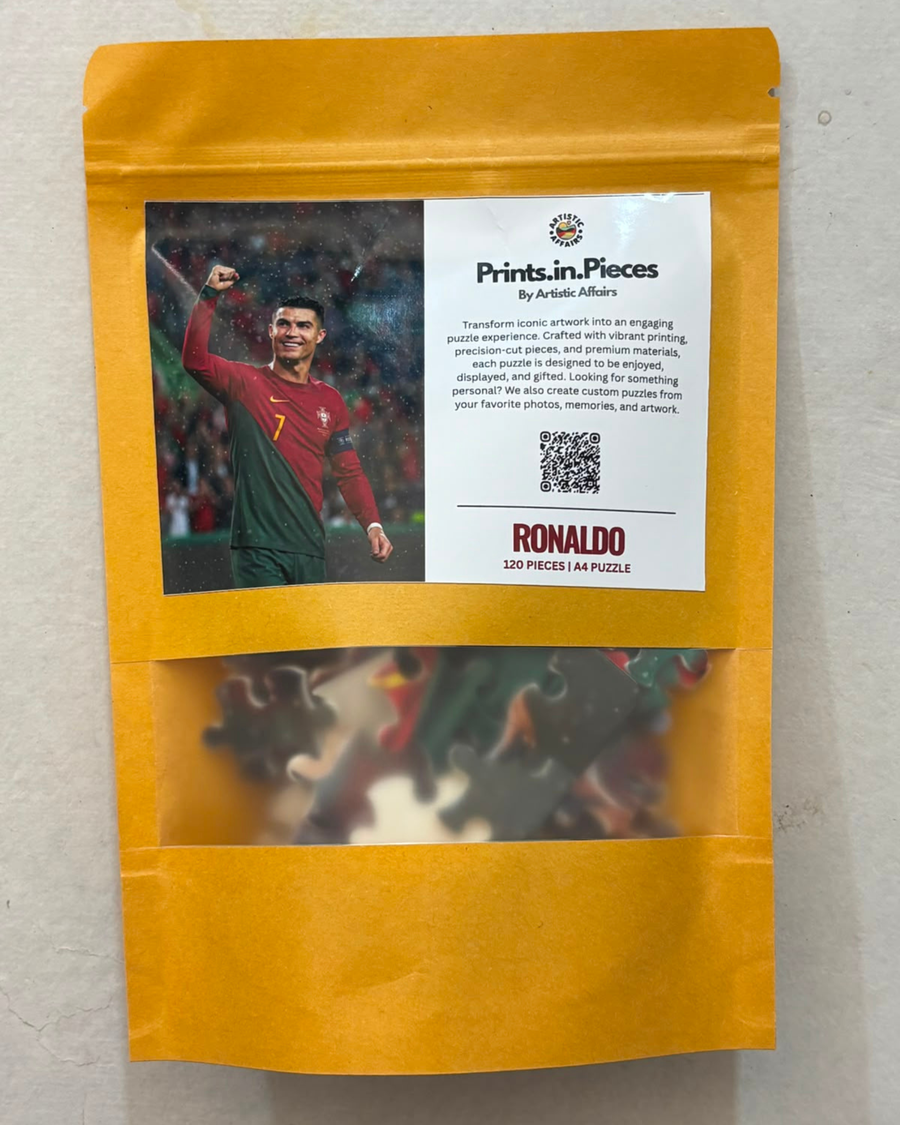 Ronaldo Puzzle — 120 Piece A4 Football Jigsaw