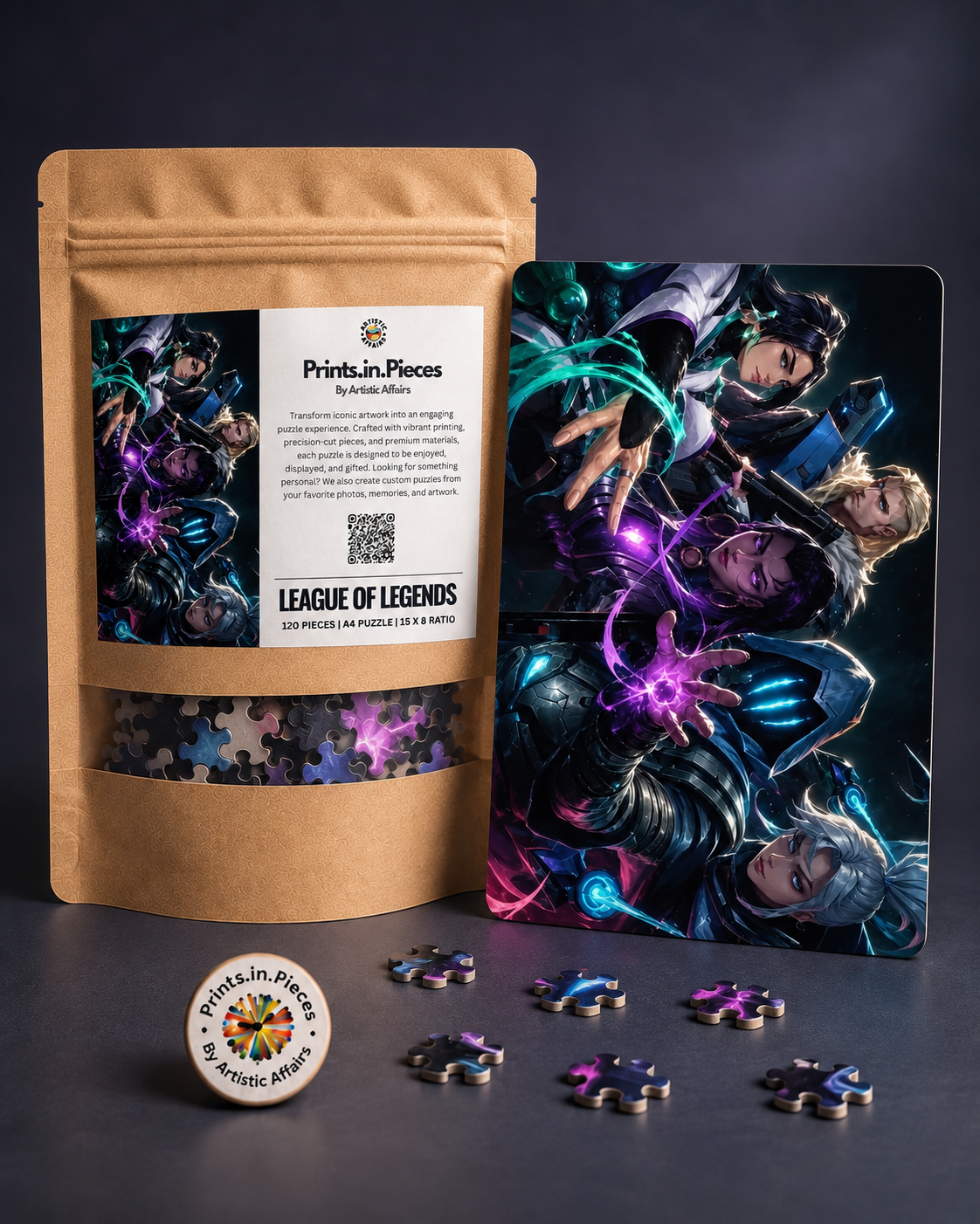 League of Legends Puzzle (A4, 120 Pieces)
