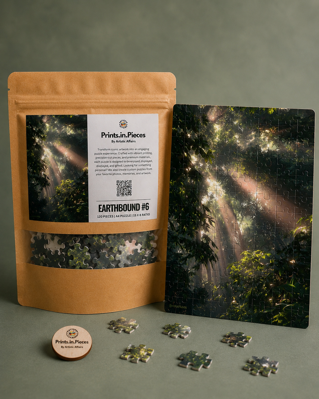 Earthbound #6 | 120 Piece A4 Nature Jigsaw