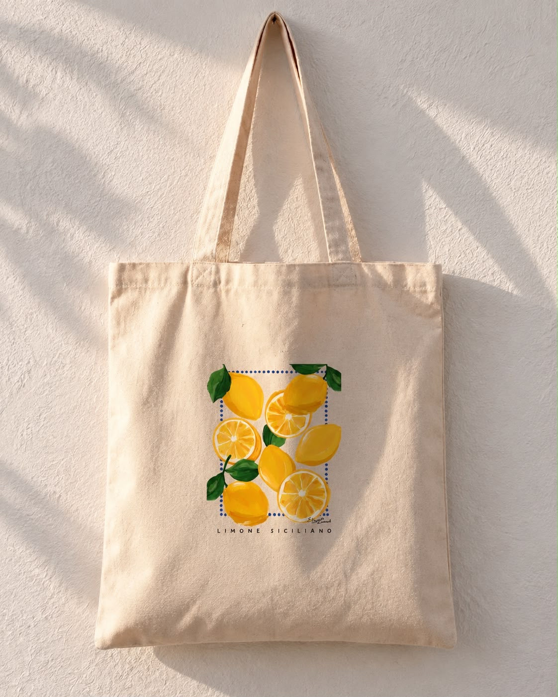 Limone Siciliano Italian Lemons Tote Bag
