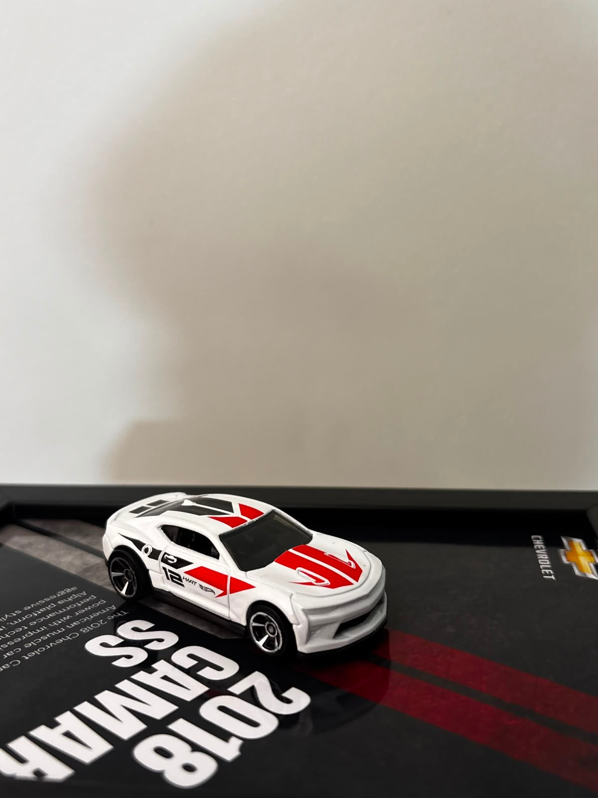 2018 Camaro SS 3D Car Frame Detachable Hot Wheels Diecast