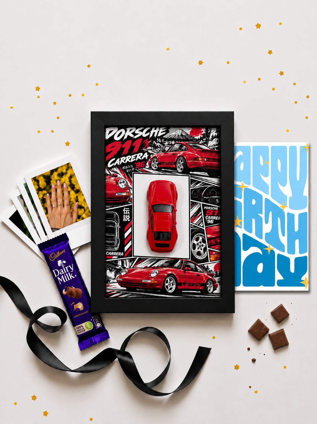 Porsche 911 Carrera '96 Birthday Frame Hamper
