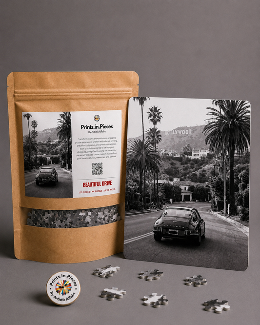 Beautiful Drive Hollywood Classic Car Puzzle