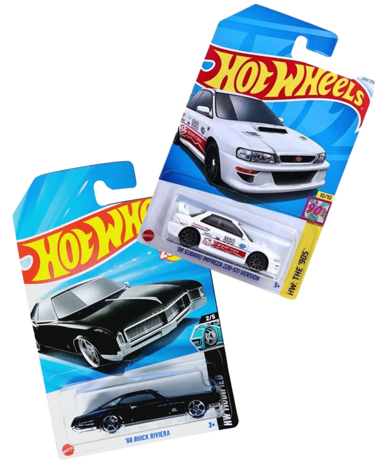 Hotwheels Combo : 98 Subaru Impreza + 66 Buick Riviera