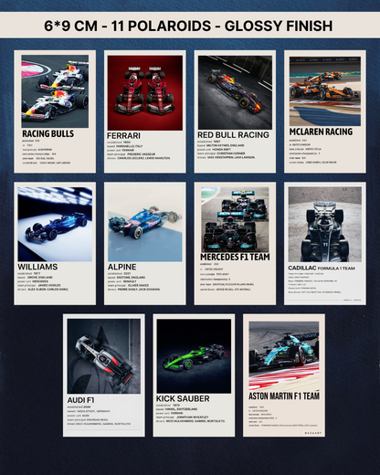 Formula 1 Polaroids Set (Pack of 11)