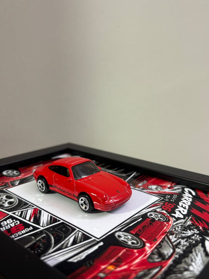 Porsche 911 Carrera '96 3D Car Frame(Manga Edition)