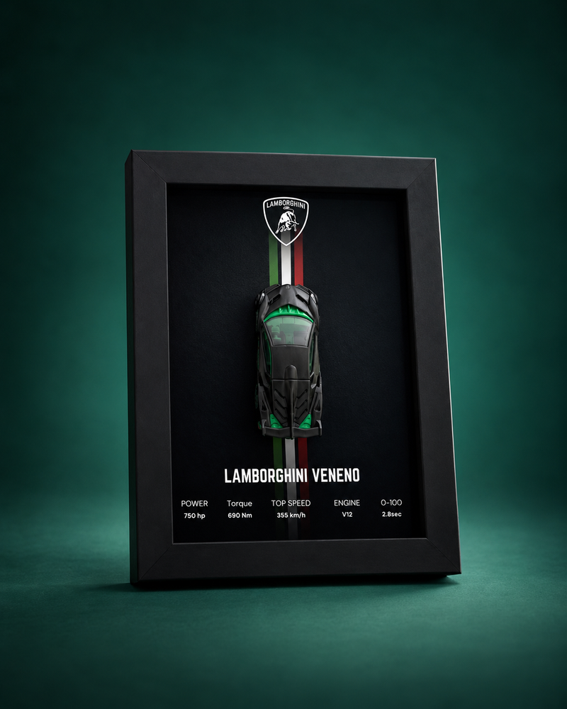 Lamborghini Veneno 3D Car Frame