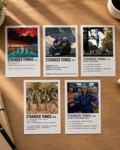 Stranger Things Polaroid Collection - Netflix Fan Set