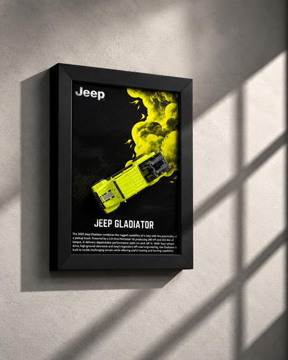 2020 Jeep Gladiator 3D Car Frame