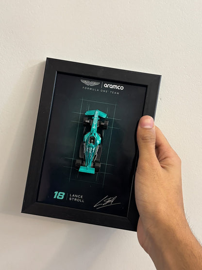 Lance Stroll Aston Martin F1 3D car frame by Artistic Affairs, photo 3 of 4