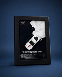2011 Chevrolet Corvette Grand Sport 3D Detachable Car Frame