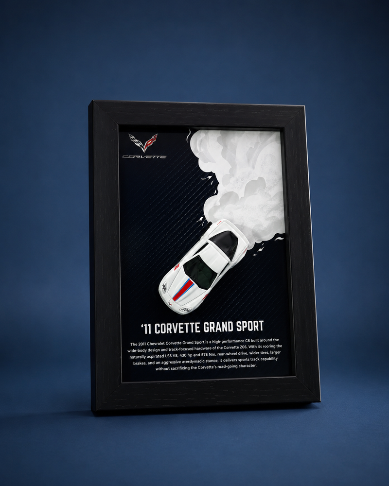 2011 Chevrolet Corvette Grand Sport 3D Detachable Car Frame