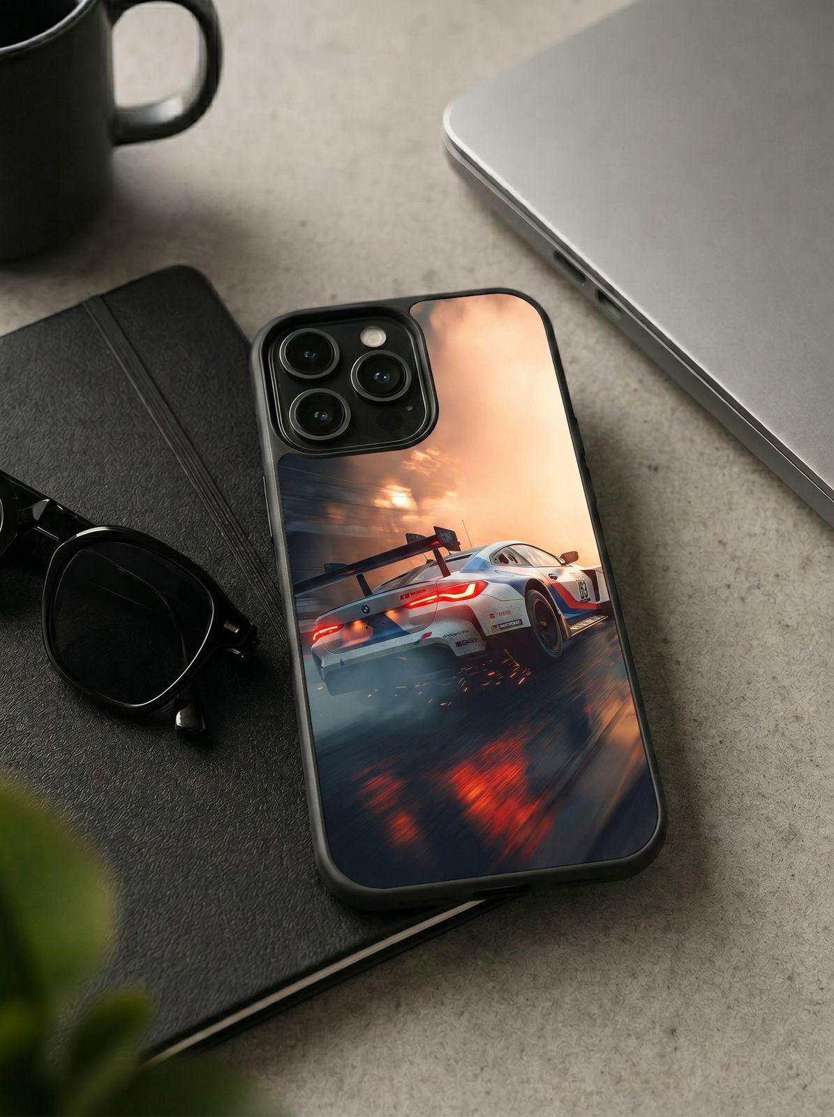 BMW M8 GTE Racing Sunset Phone Case