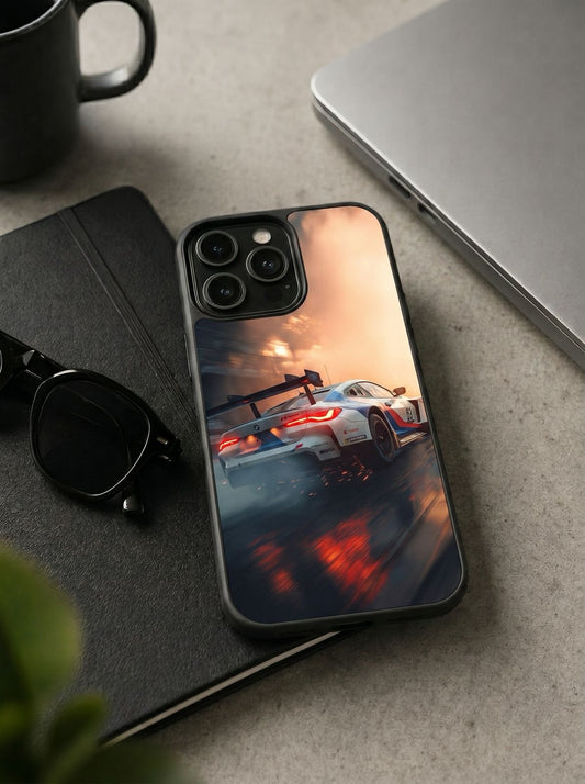 BMW M8 GTE Racing Sunset Phone Case