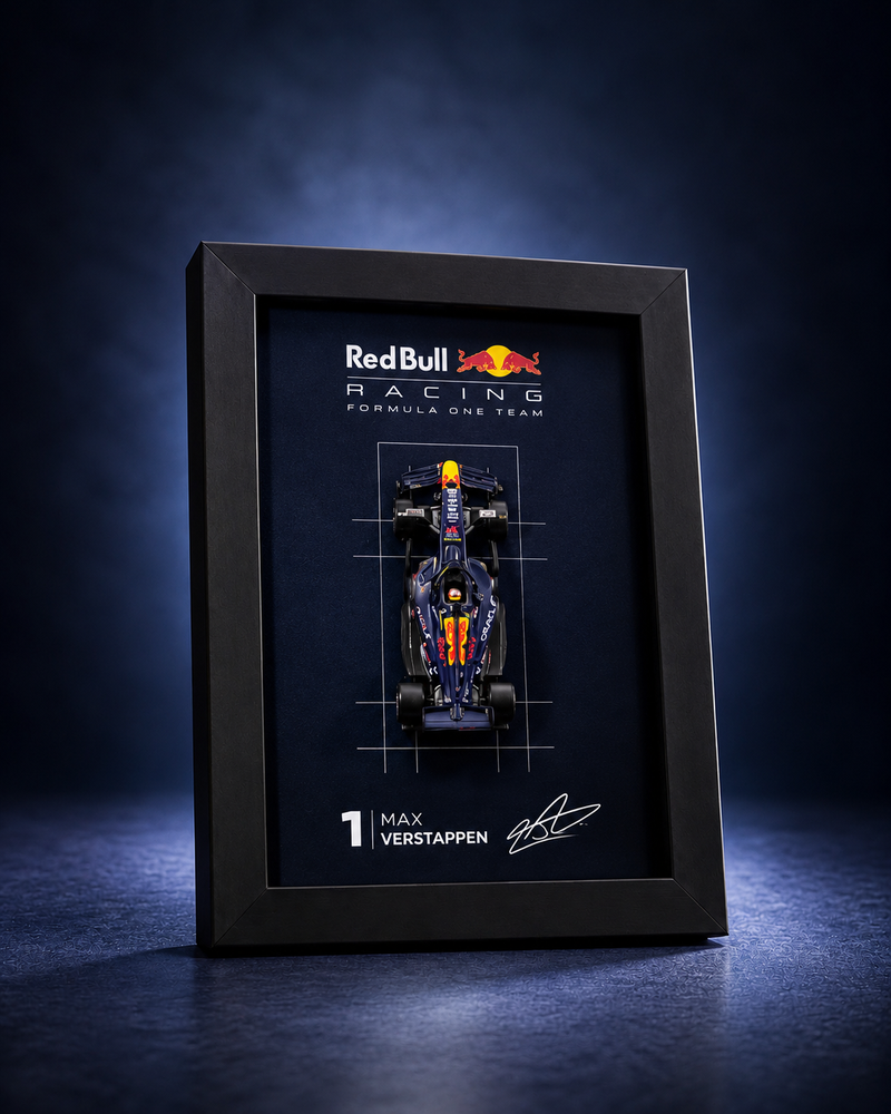 RedBull Max Verstappen F1 Hotwheels 3d Car Frame