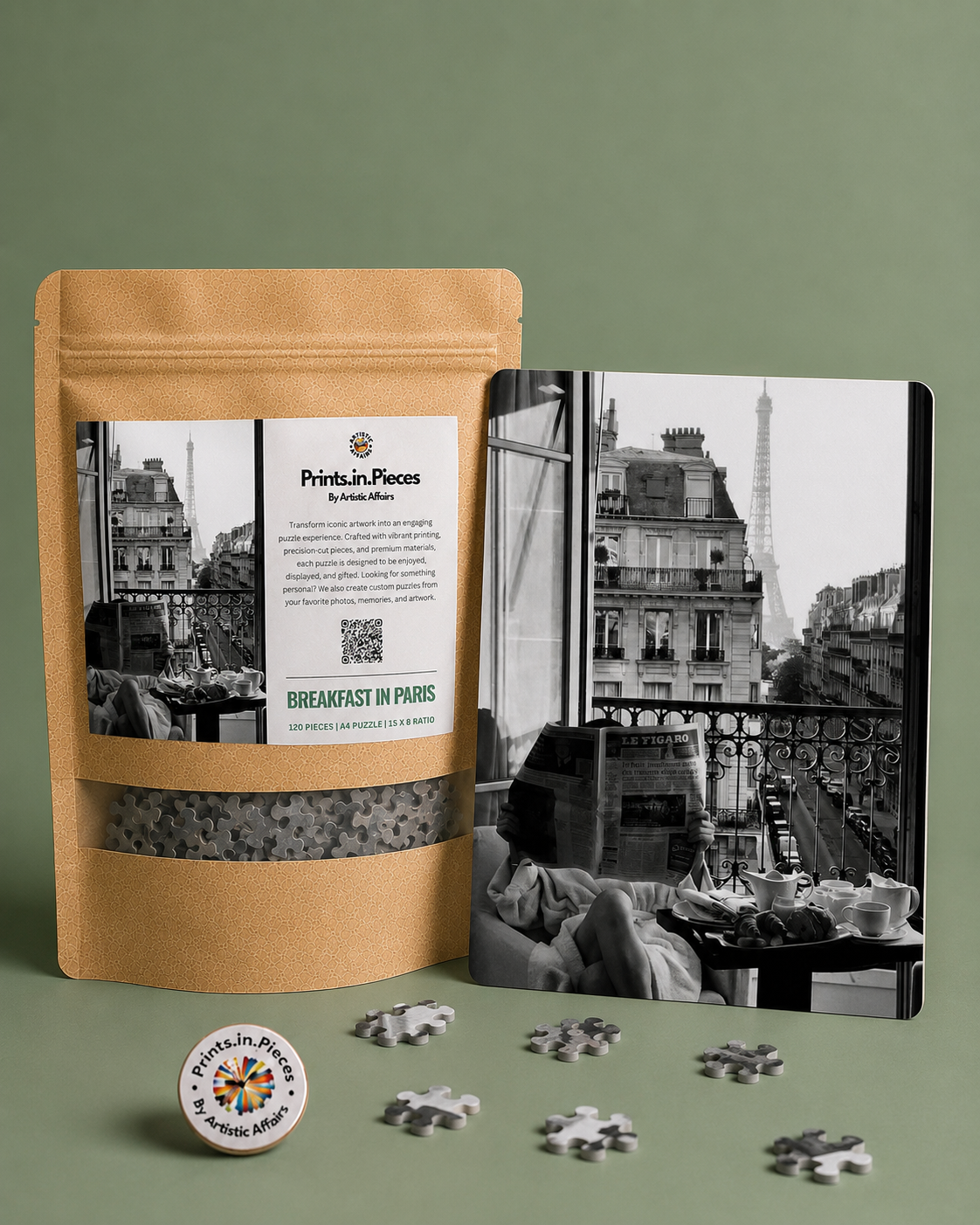 Breakfast in Paris Balcony Puzzle