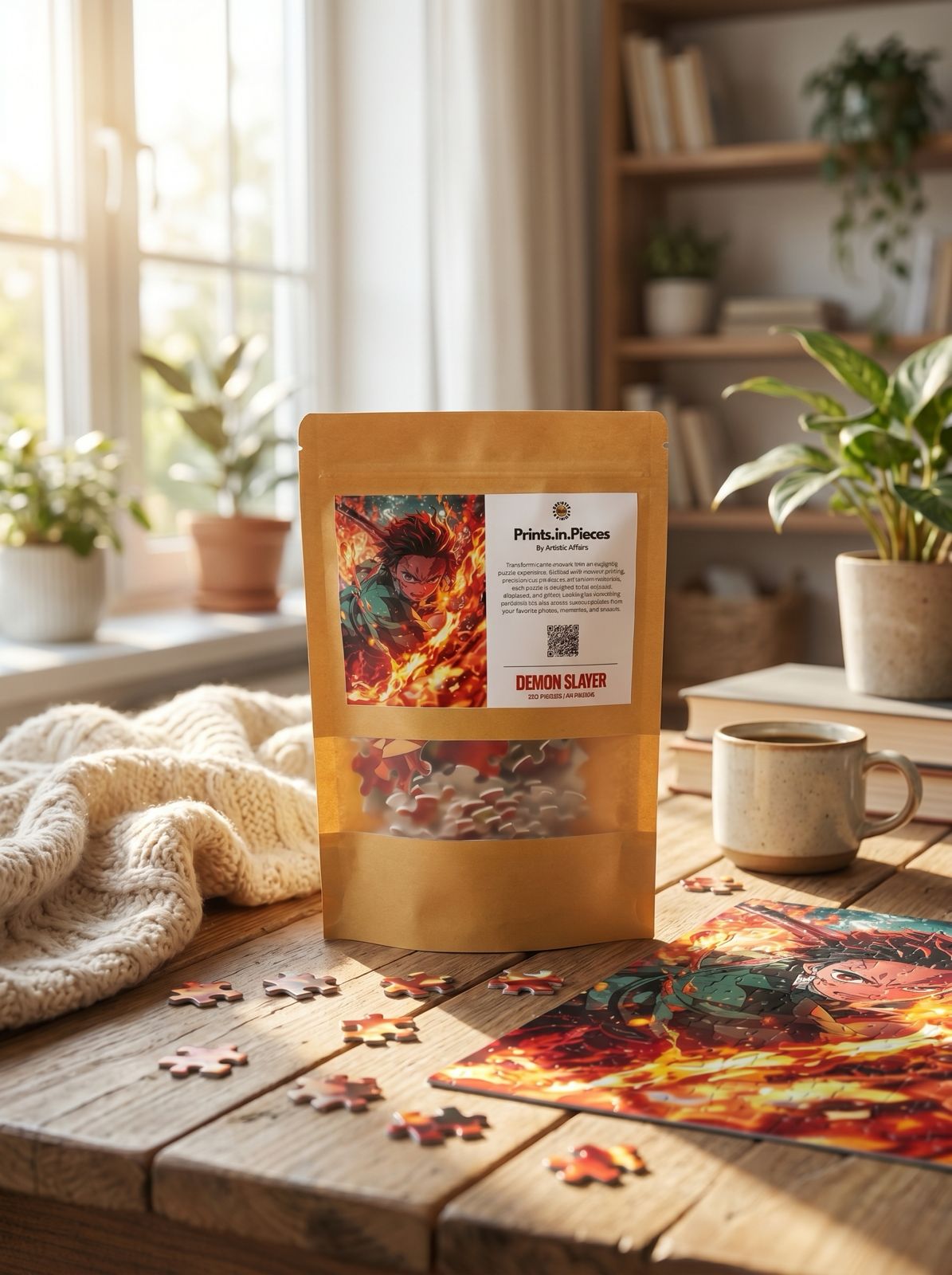 Demon Slayer Puzzle | Prints.in.Pieces | A4 120 Piece Jigsaw
