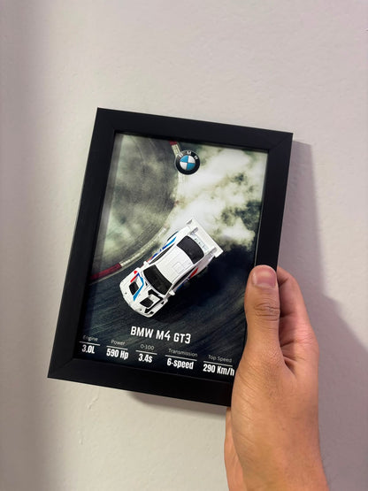 BMW M4 GT3 3D Detachable Car Frame