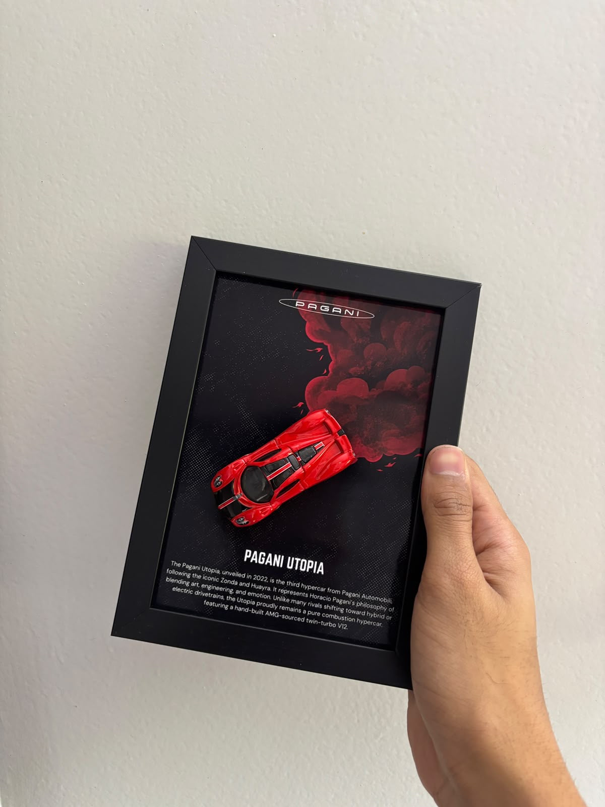 Pagani Utopia 3D Car Frame