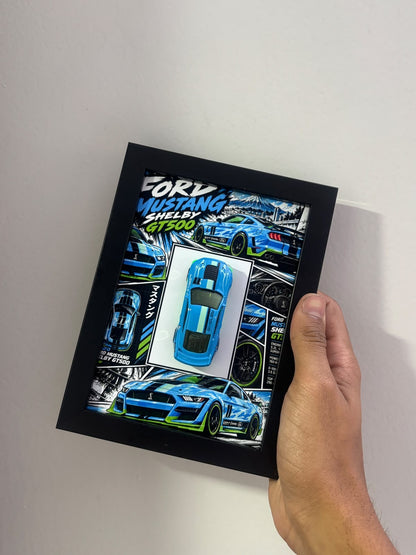 2020 Ford Mustang Shelby GT500 Manga 3D Car Frame(Manga Edition)
