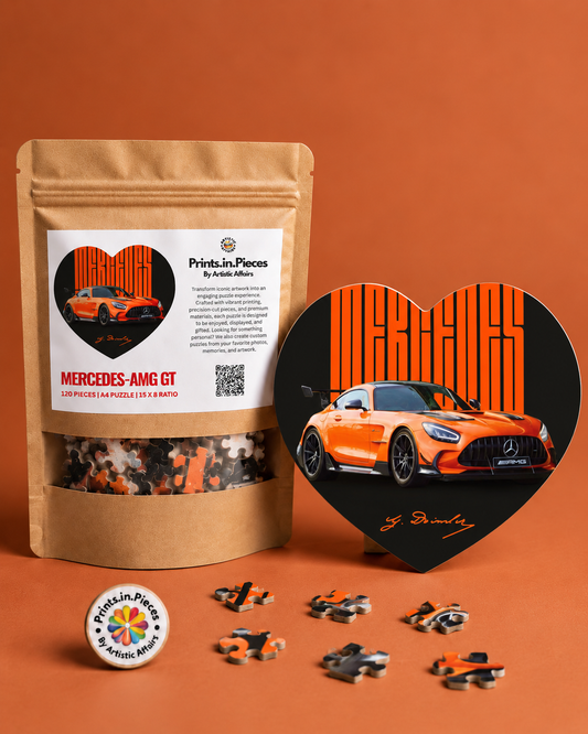 Mercedes-AMG GT Heart Shaped Puzzle