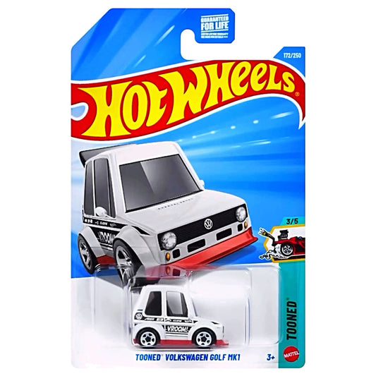 Hot Wheels Tooned VW Golf MK1 - HW H Case 2026 Tooned - 1:64 Diecast Model India - Artistic Affairs