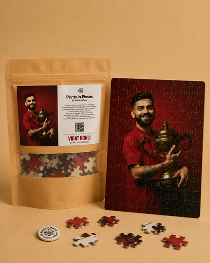 Virat Kohli Puzzle — 120 Piece A4 Cricket Jigsaw