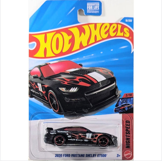 Hot Wheels Ford Mustang Shelby GT500 (Black/Flames)