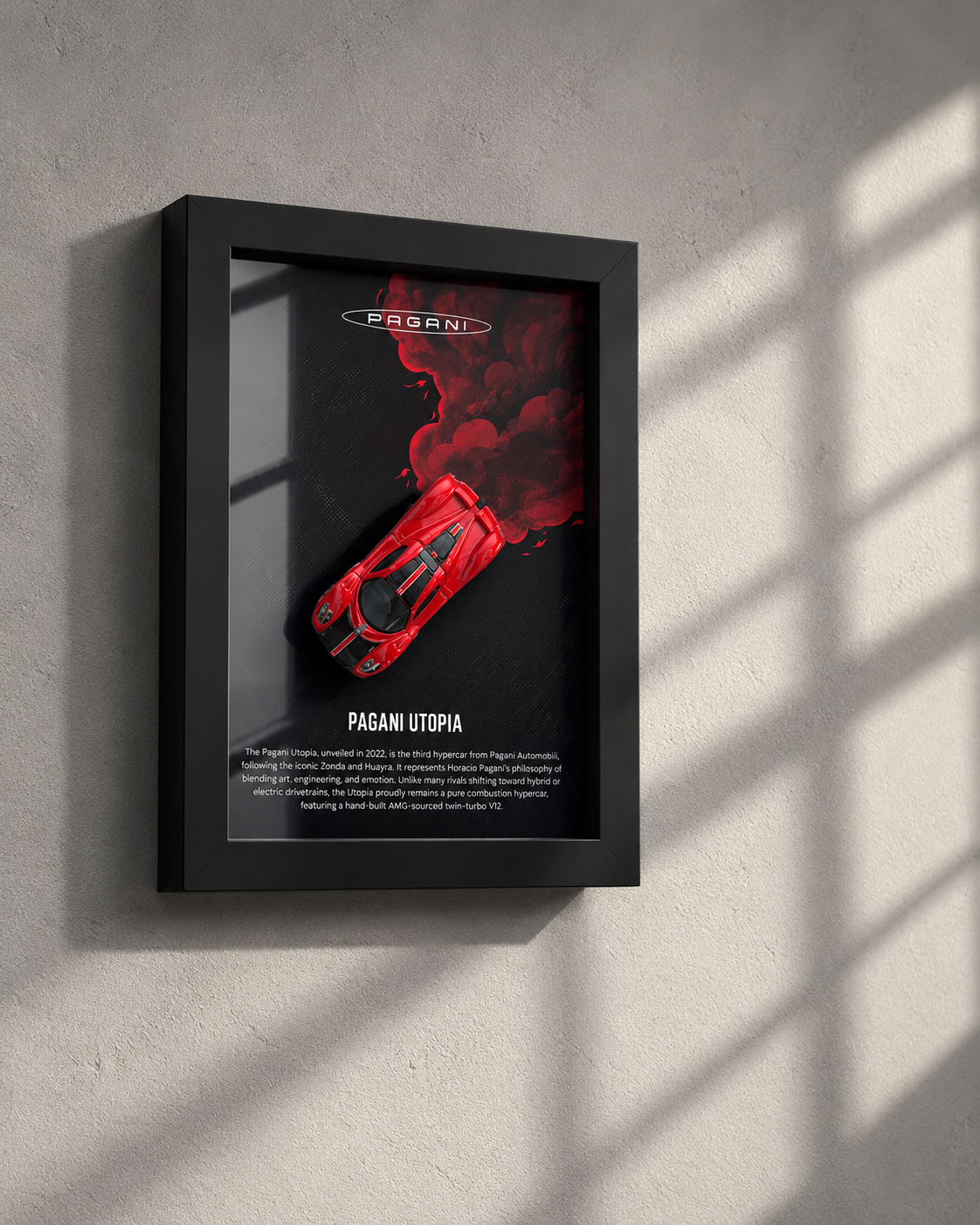 Pagani Utopia 3D Car Frame
