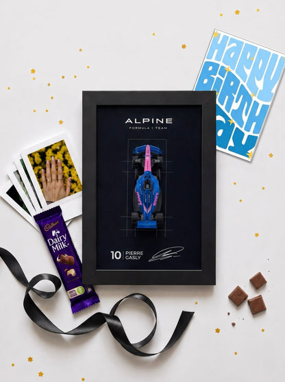 Alpine F1 Pierre Gasly Birthday Frame Hamper