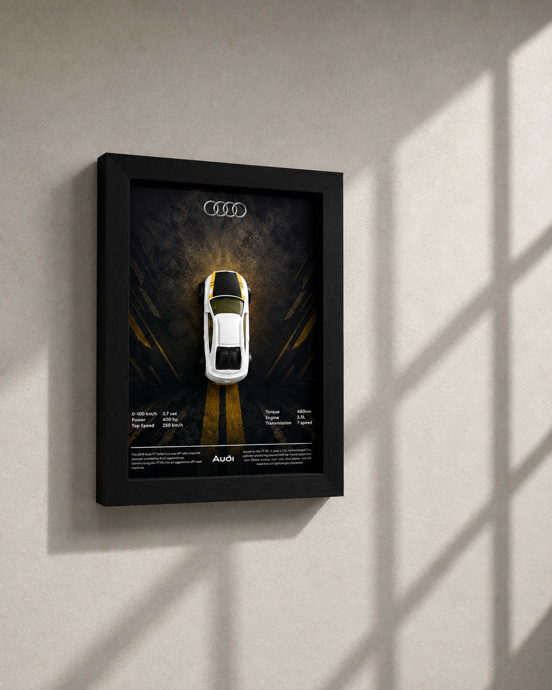 Audi TT Safari 3D Car Frame