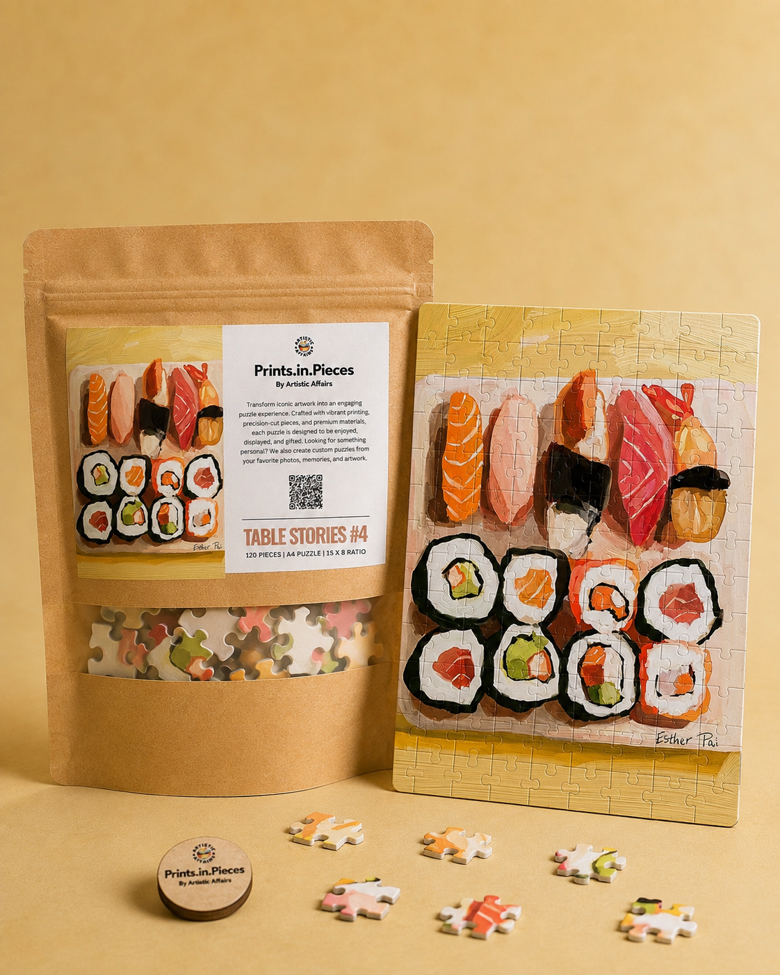 Table Stories #4 | 120 Piece A4 Food Art Jigsaw