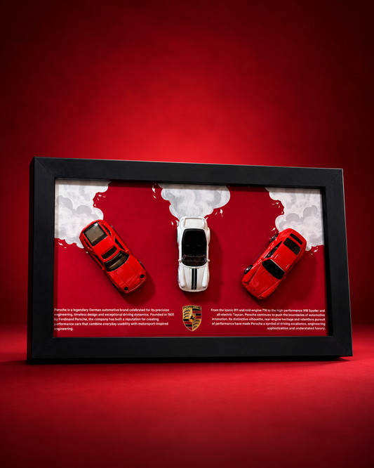 Porsche Triple Drive 3D Car Frame