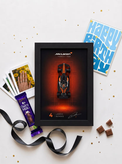 McLaren F1 Lando Norris Birthday Frame Hamper