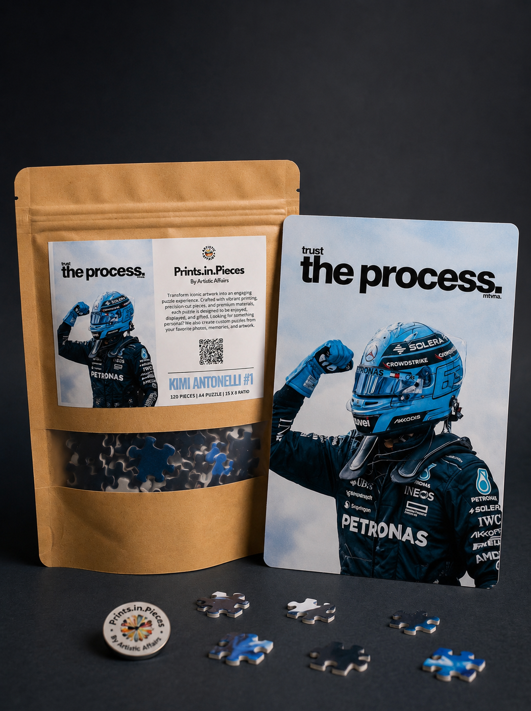 Kimi Antonelli Mercedes F1 Puzzle #1 — Trust the Process 120 Piece