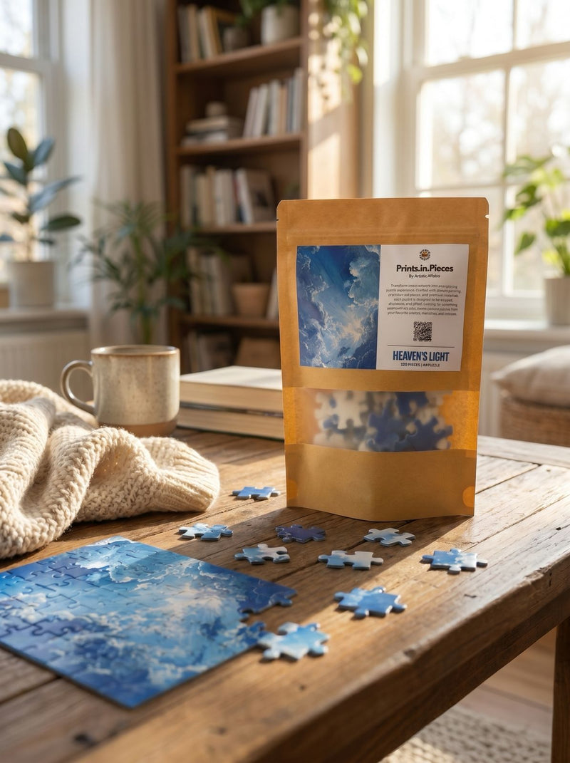 Heaven's Light Puzzle | Prints.in.Pieces | A4 120 Piece Jigsaw